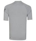 Quiksilver Men's All Time Short Sleeve UPF 50 Rash Guard - Sleet Heather - Swimoutlet.com