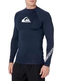 Quiksilver Men's Standard All Time Long Sleeve Rashguard UPF 50 Sun Protection Surf Shirt