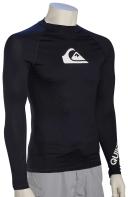 Quiksilver Men's Standard All Time Long Sleeve Rashguard UPF 50 Sun Protection Surf Shirt