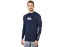 Quiksilver Men's Standard All Time Long Sleeve Rashguard UPF 50 Sun Protection Surf Shirt