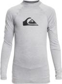 Quiksilver Youth All Time Long Sleeve UPF 50 Rash Guard Big Kid Shirt - Black Medium/12 - Swimoutlet.com