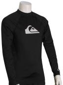 Quiksilver Youth All Time Long Sleeve UPF 50 Rash Guard Big Kid Shirt - Black Medium/12 - Swimoutlet.com