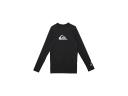Quiksilver Youth All Time Long Sleeve UPF 50 Rash Guard Big Kid Shirt - Black - Swimoutlet.com