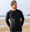 Rapanui Men's Recycled Organic Sweatshirt | Size: S | Ocean Blue Post-Consumer Organic Cotton | Recycled Sweater