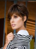 Raquel Welch Go For It Boy Cut Short Hair Wig With Longer Layers, R13F25 Praline Foil, by Hairuwear