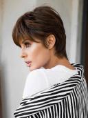 Raquel Welch Go For It Boy Cut Short Hair Wig With Longer Layers, R13F25 Praline Foil, by Hairuwear