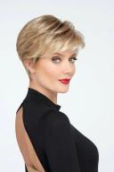 Raquel Welch Go For It Boy Cut Short Hair Wig With Longer Layers, R13F25 Praline Foil, by Hairuwear