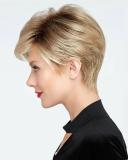Raquel Welch Go For It Boy Cut Short Hair Wig With Longer Layers, R13F25 Praline Foil, by Hairuwear