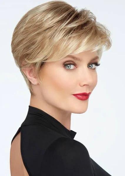Raquel Welch Go For It Boy Cut Short Hair Wig With Longer Layers, ss30/28S Spice by Hairuwear