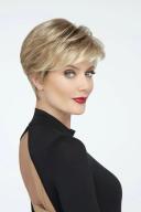 Raquel Welch Go For It Boy Cut Short Hair Wig With Longer Layers, SS4/6 Espresso by Hairuwear
