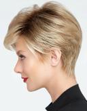 Raquel Welch Go For It Boy Cut Short Hair Wig With Longer Layers, SS4/6 Espresso by Hairuwear