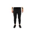 Riflessi Mens Skinny Track Pants Joggers Trousers Gym Casual Sweat Cuffed Slim trackies Fleece - Black - M