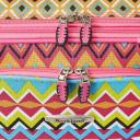 Rockland Fashion Softside Upright Luggage Set, Tribal, 2-Piece Set (14/19), Fashion Softside Upright Luggage Set