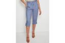 Rockmans Crop Linen Pants - Womens - Soft Chambray AU Size 20 - AfterPay & zipPay Available