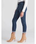 Rockmans Full Length Stitch Detail Denim Jeans - EOFY Sale