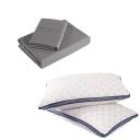 Royal Comfort Bedding Set 1 x 1200TC 4 Piece Sheet Set and 2 x Air Mesh Pillows - AfterPay & zipPay Available