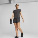Run Favourite Heather Running T-Shirt Women in Black Heather, Size Small, Polyester by Puma