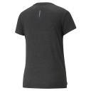 Run Favourite Heather Running T-Shirt Women in Black Heather, Size XL, Polyester by Puma