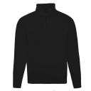 Russell Mens Authentic Quarter Zip Sweatshirt Black S