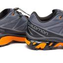 Salomon Men's XT-6 GORE-TEX Utility Sneakers in Black/Ebony/Marmalade, Size UK 3.5 | END. Clothing