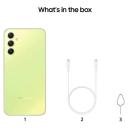 Samsung Galaxy A34 5g A346M 128GB Dual Sim GSM Unlocked Android Smartphone (Latin Variant/US Compatible LTE) - Awesome Lime