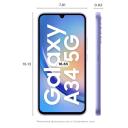 Samsung Galaxy A34 5G (Awesome Violet, 8GB, 128GB Storage) | 48 MP No Shake Cam (OIS) | IP67 | Gorilla Glass 5 | Voice Focus | Without Charger