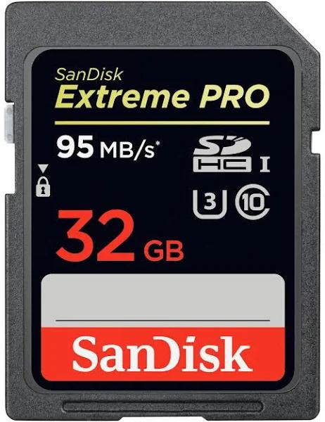 SanDisk Memory Card SDHC Extreme Pro 32 GB 95 MB/s UHS-I