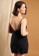 Sans Complexe Precieuse Plus Size Short Chemise Nightie in Black - 2XL - AfterPay & zipPay Available