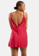 Sans Complexe Precieuse Plus Size Short Chemise Nightie in Persian Red - XL - AfterPay & zipPay Available