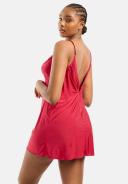 Sans Complexe Precieuse Plus Size Short Chemise Nightie in Persian Red - XL - AfterPay & zipPay Available