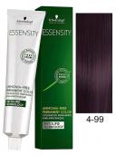 Schwarzkopf Essensity Ammonia-Free Permanent Hair Color 4-99 Medium Brown Violet Extra 60ml