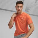 Seasons Men's coolCELL Trail Running T-Shirt in Chili Powder, Size Medium, Nylon/Elastane by Puma