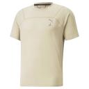 Seasons Men's coolCELL Trail Running T-Shirt in Granola, Size Medium, Nylon/Elastane by Puma