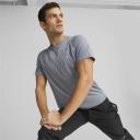 Seasons Men's coolCELL Trail Running T-Shirt in Gray Tile, Size XS, Nylon/Elastane by Puma