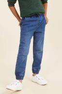 Seed Heritage Core Denim Jogger in Mid Wash Blue 9