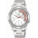Seiko 5 Classic Men's Size White Dial Stainless Steel Strap Watch SNKK25K1