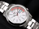 Seiko 5 Classic Men's Size White Dial Stainless Steel Strap Watch SNKK25K1