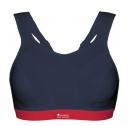 Shock Absorber Active D+ Classic Support Sports Bra in Navy/Red - 18DD - AfterPay & zipPay Available