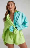 Showpo | Terah High Waisted Short in Lime - 8 (S) | European Summer Outfit