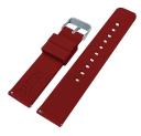 Silicone Watch Band / Strap For Mobvoi Ticwatch Watch Band / Strap in Crimson Red w/ Rose Gold Buckle, Width 18mm | Barton