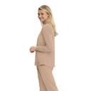 Skechers by Barco Stability Women's 2-Pocket Stretch Warm-Up Scrub Jacket in Moonstruck | Size XS Polyester/recyc Polyester/spandex