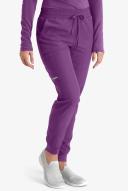 Skechers by Barco Women's 4-Pocket Stretch Cargo Jogger Scrub Pants in Royal Lilac | Size M Polyester/recyc Polyester/spandex