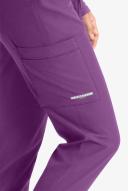 Skechers by Barco Women's 4-Pocket Stretch Cargo Jogger Scrub Pants in Royal Lilac | Size M Polyester/recyc Polyester/spandex