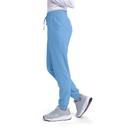 Skechers by Barco Women's 4-Pocket Stretch Cargo Jogger Scrub Pants in Vivid Pink | Size S Polyester/recyc Polyester/spandex