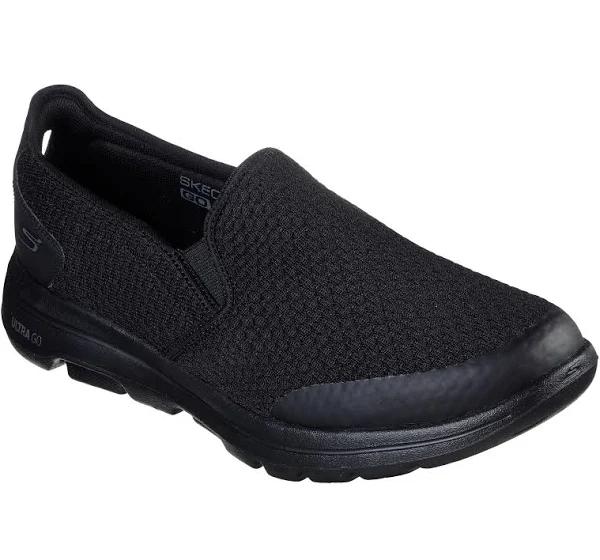 Skechers Mens Go Walk 5 Apprize Extra Wide Fit Comfort Casual Shoes Black 9.5 US or 27.5 CMS