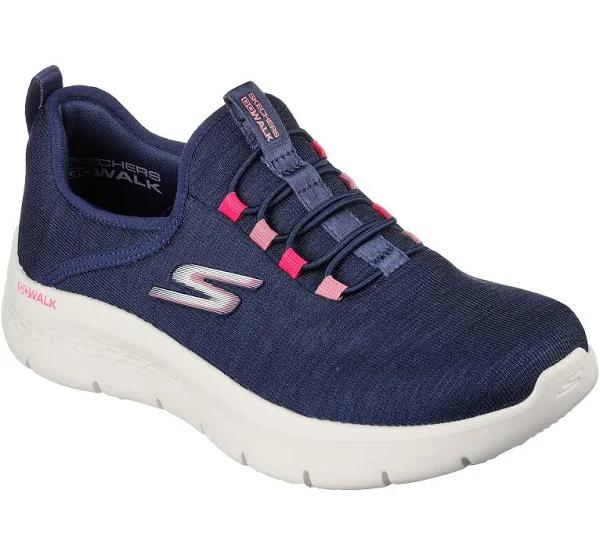 Skechers Performance Women's Go Walk Flex Lucy in Navy Athletic Lace Up Nursing Shoes | Size 8.5