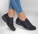Skechers Slip-Ins: Breathe-Easy - Roll-With-Me Black/Black Size 8 Female US | AfterPay Available