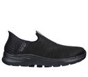 Skechers Slip-Ins: Gowalk 6 - Fabulous View Black/Lavender Size 6.5 Female US | AfterPay Available