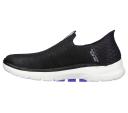 Skechers Slip-Ins: Gowalk 6 - Fabulous View Black/Lavender Size 6.5 Female US | AfterPay Available