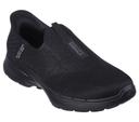 Skechers Slip-Ins: Gowalk 6 - Fabulous View - Wide Fit Black/Black Size 6 Female US | AfterPay Available